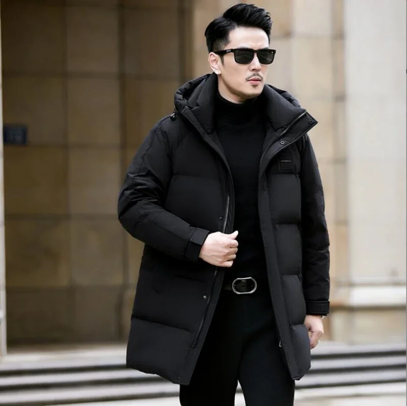2023 Mens Coat High Quality Thermal Down Jacket Thick Puffer Jacket Overcoat Men's Winter Parka Men 90% White Duck Down
2023 Mens Coat High Quality Thermal Down Jacket Thick Puffer Jacket Overcoat Men's Winter Parka Men 90% White Duck Down