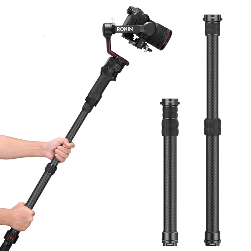 

Ulanzi TB20 Claw Quick Release Extension Monopod Pole For DJI RS 3/RS 3 Pro/RS 3 Mini/RS 2 Max Load 4KG 36.8-61.5cm Extension