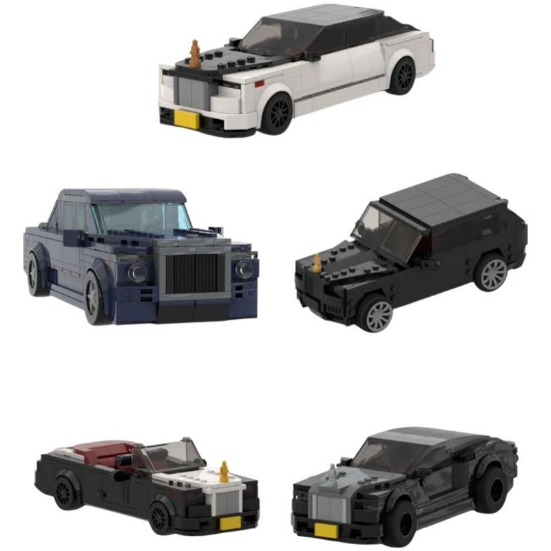 Technical Car Rolls-Royced Series Speed Champion Vehicles Phantom Boat-Tail Cullinaned F1 Building Blocks Set Kid Birthday Toys
Technical Car Rolls-Royced Series Speed Champion Vehicles Phantom Boat-Tail Cullinaned F1 Building Blocks Set Kid Birthday Toys