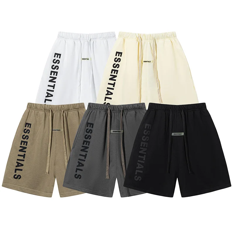 New Essentials Summer Shorts Reflective Letter Streetwear Hip Hop Quick-Drying And Breathable Cotton Sports Shorts
New Essentials Summer Shorts Reflective Letter Streetwear Hip Hop Quick-Drying And Breathable Cotton Sports Shorts