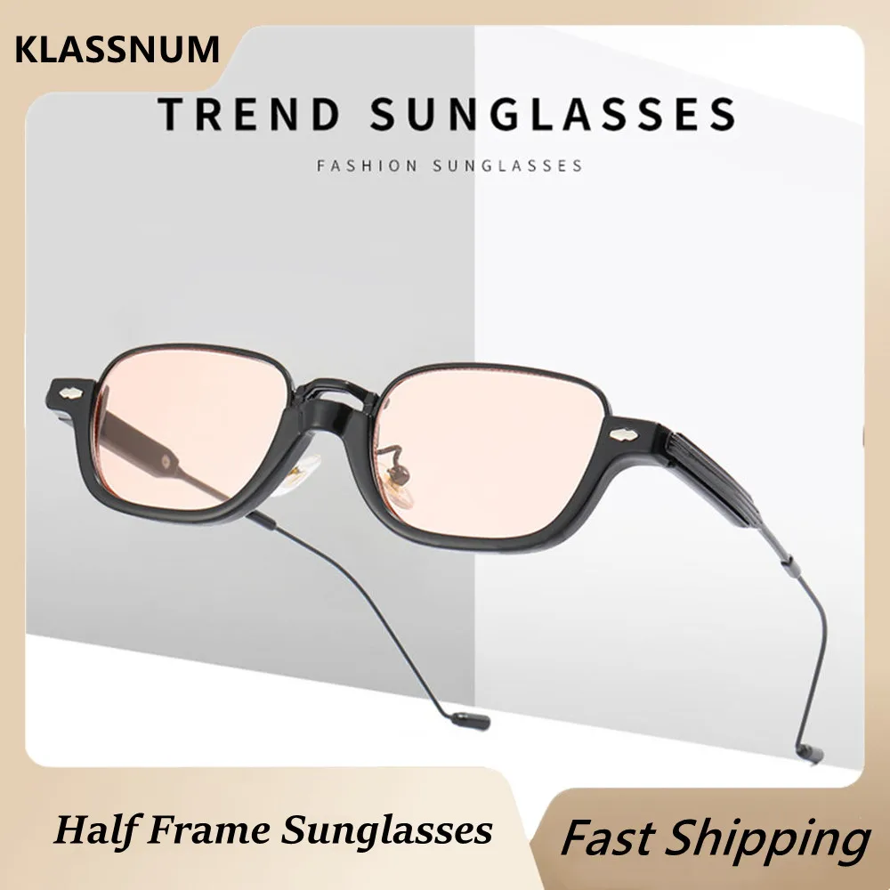 2023 Retro Small Half Frame Sunglasses Women Cat Eye Trendy Vintage Modern Eyewear Fashion Luxury Brand Designer Sun Glasses
2023 Retro Small Half Frame Sunglasses Women Cat Eye Trendy Vintage Modern Eyewear Fashion Luxury Brand Designer Sun Glasses