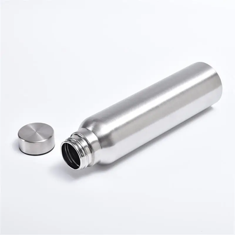 

Discounts Hot! Portable Stainless Steel Single Wall Large Capacity Water Bottle Outdoor Supply