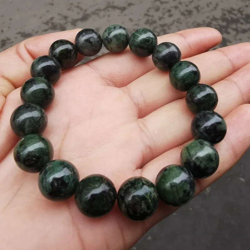 

Natural Tibetan Jade Medicine Wang Shi Yuan Zhu Bracelet for Men and Women Health Care Active Magnetic Bracelets