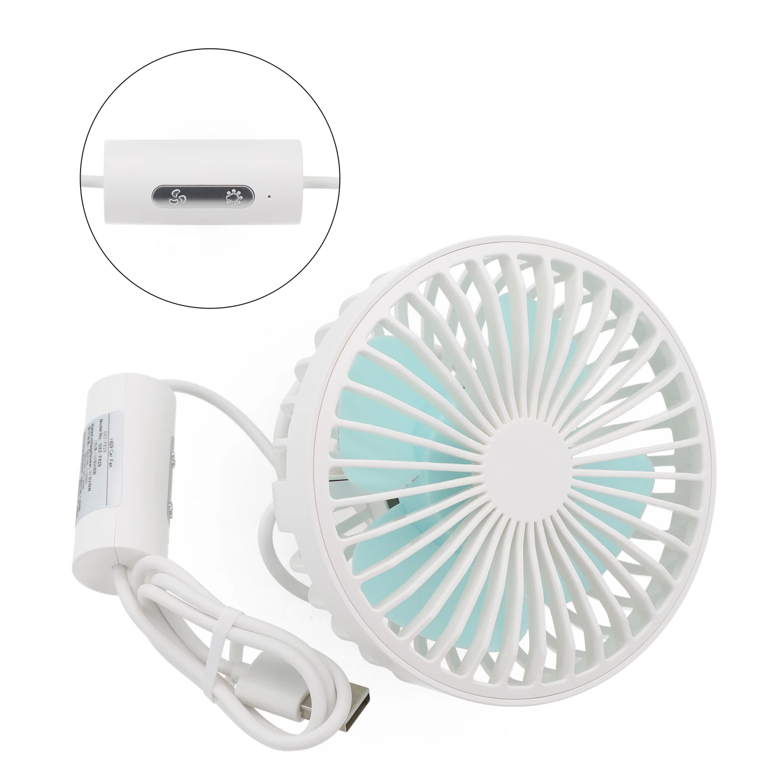 Universal Car Cooling Fan USB Fan With Night Light 360° Rotating Clip Fan For Car Truck SUV RV 5V Replace Car-Accessories
Universal Car Cooling Fan USB Fan With Night Light 360° Rotating Clip Fan For Car Truck SUV RV 5V Replace Car-Accessories