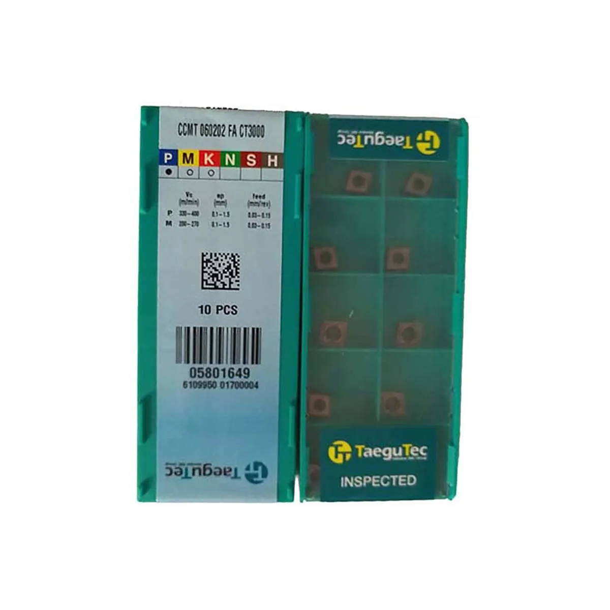 TaeguTec 100% Original CCMT CCMT06 CCMT060208 CCMT 060204 MT CT3000 PC TT9080 Medium Carbide Turning Inserts
TaeguTec 100% Original CCMT CCMT06 CCMT060208 CCMT 060204 MT CT3000 PC TT9080 Medium Carbide Turning Inserts