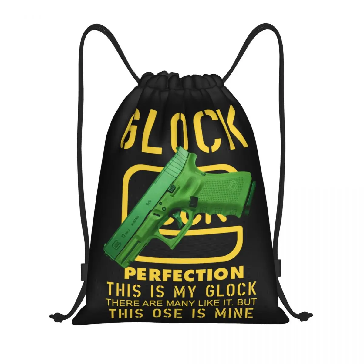 Fashion Glock Drawstring Backpack Sports Gym Bag for Women Men USA Handgun Pistol Training Sackpack
Fashion Glock Drawstring Backpack Sports Gym Bag for Women Men USA Handgun Pistol Training Sackpack