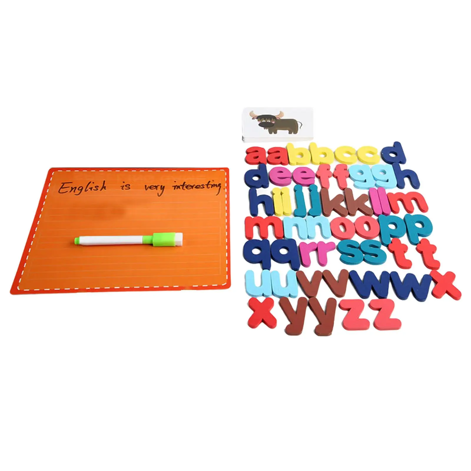 Educational Toy Letters Recognition Game Early Learning Toy Matching Alphabet Word game Animal Flashcards Puzzle Game
Educational Toy Letters Recognition Game Early Learning Toy Matching Alphabet Word game Animal Flashcards Puzzle Game