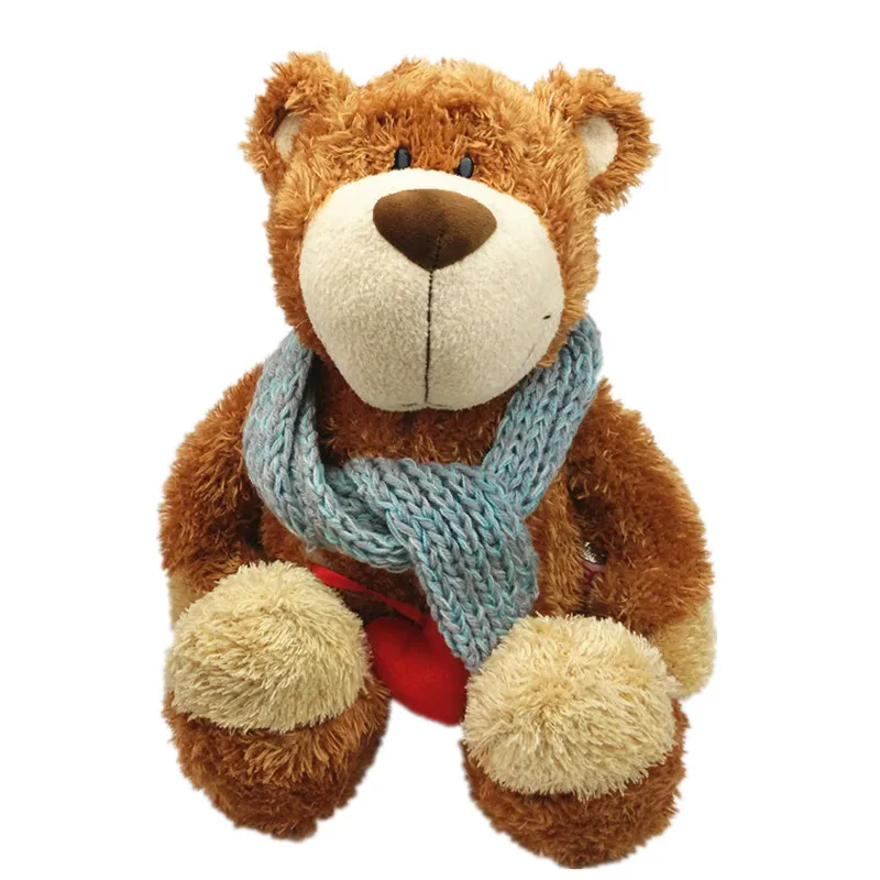 Super Cute Love Bear Plush Toy Scarf Bear Doll Sleeping Pillow Wedding Gift For Girlfriend On Valentine's Day
Super Cute Love Bear Plush Toy Scarf Bear Doll Sleeping Pillow Wedding Gift For Girlfriend On Valentine's Day