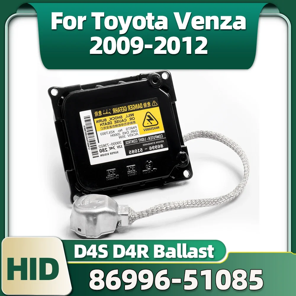 1Pcs Xenon Control Block HID D4S D4R Headlight 86996-51085 Ballast Unit Module KDLT003 For Toyota Venza 2009 2010 2011 2012
1Pcs Xenon Control Block HID D4S D4R Headlight 86996-51085 Ballast Unit Module KDLT003 For Toyota Venza 2009 2010 2011 2012