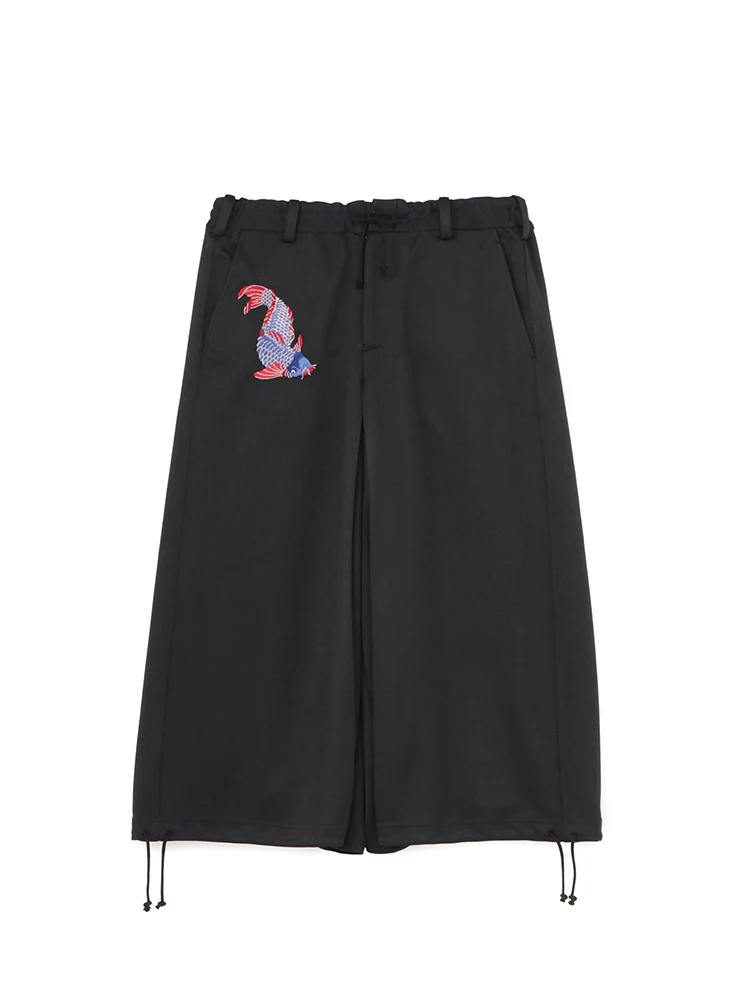 MAMELICCE Carp embroidery pants oversize wide leg pants Unisex yohji trouser pantalon homme balloon pants Drawstring pants
MAMELICCE Carp embroidery pants oversize wide leg pants Unisex yohji trouser pantalon homme balloon pants Drawstring pants
