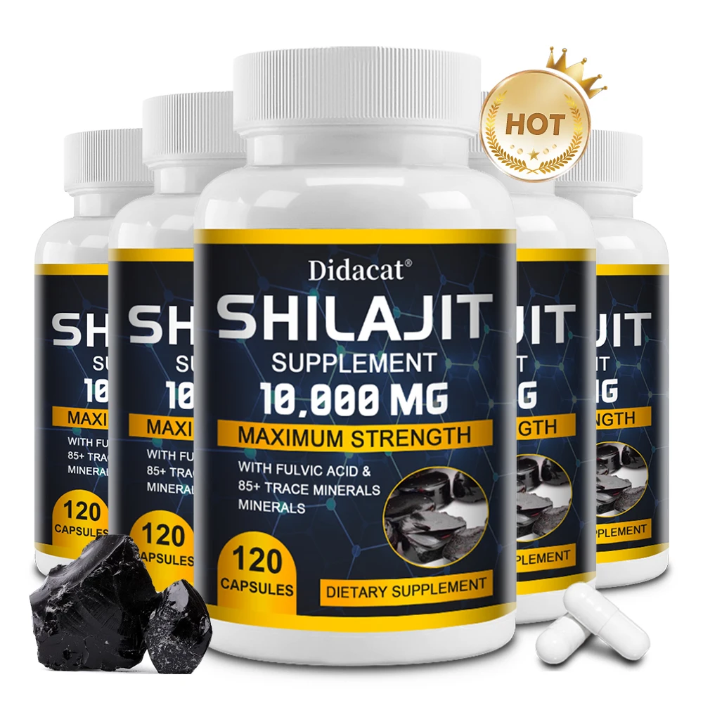 Pure Shilajit Supplement - Maximum Strength with Natural Fulvic Acid & 85+ Trace Minerals, Vegan Friendly Dietary Supplement
Pure Shilajit Supplement - Maximum Strength with Natural Fulvic Acid & 85+ Trace Minerals, Vegan Friendly Dietary Supplement