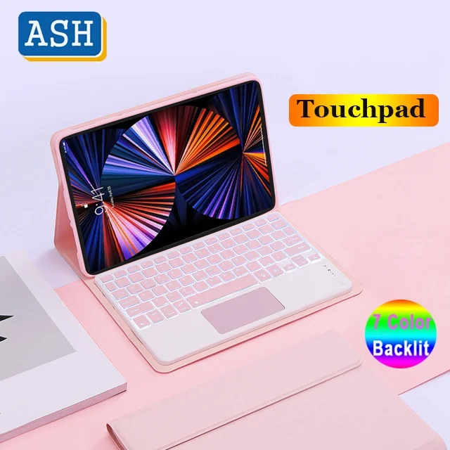 ASH Touchpad Backlit Keyboard Case for Huawei Matepad SE 10.4 inch 2022 Smart Flip Leather Magnetic Bluetooth Keyboard Cover
ASH Touchpad Backlit Keyboard Case for Huawei Matepad SE 10.4 inch 2022 Smart Flip Leather Magnetic Bluetooth Keyboard Cover