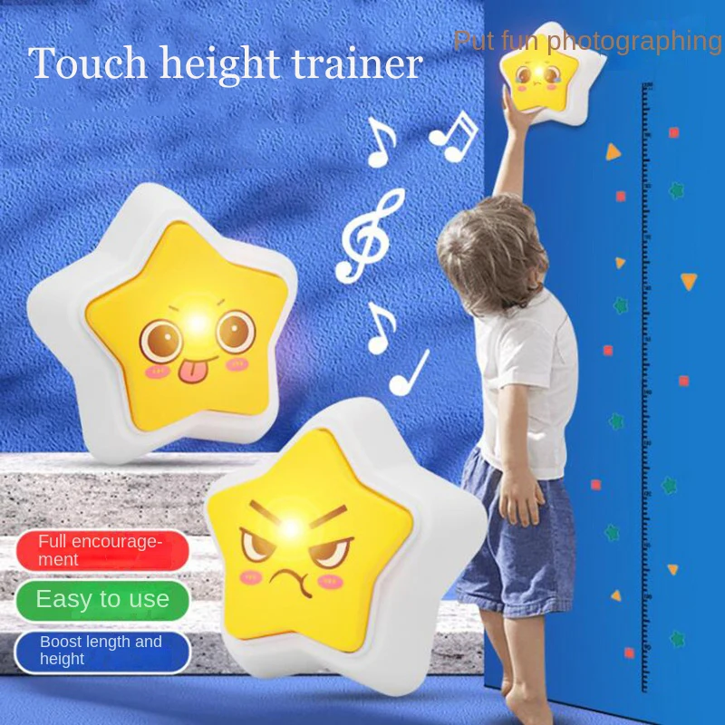 Touch High Jump Counter Children's High Jump Trainer Voice Broadcast Bounce Exercise with Height Stickers Promote Height
Touch High Jump Counter Children's High Jump Trainer Voice Broadcast Bounce Exercise with Height Stickers Promote Height