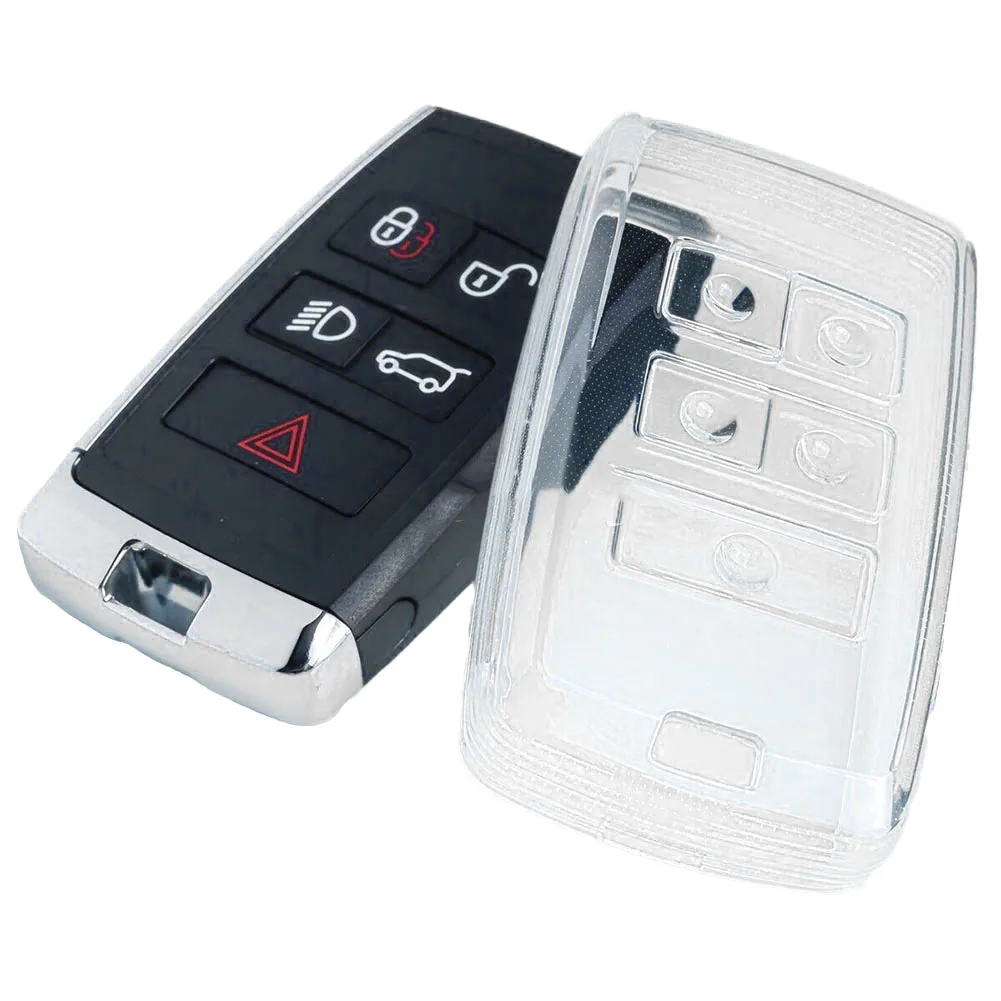 1pc Transparent Clear Car Key Fob Cover Case Push-Button Holder Bag Fits For Range Rover 2018-23 Key Case Auto Accessories
1pc Transparent Clear Car Key Fob Cover Case Push-Button Holder Bag Fits For Range Rover 2018-23 Key Case Auto Accessories