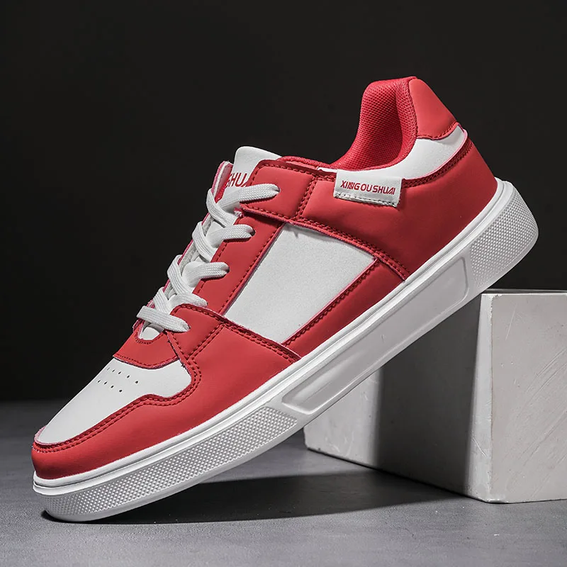 Mens's Casual Sneakers Luxury PU Leather Skateboard Shoes Fashion Patchwork Low Top Sports Shoes for Men 2024 New Trend Sneaker
Mens's Casual Sneakers Luxury PU Leather Skateboard Shoes Fashion Patchwork Low Top Sports Shoes for Men 2024 New Trend Sneaker
