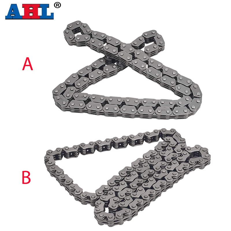 AHL Motorcycle Camshaft Timing Chain For Kawasaki ZZR250 EL250 Eliminator 250 GPX250 GPZ250 KLE250 Anhelo KLE300 Versys-X EX250 
AHL Motorcycle Camshaft Timing Chain For Kawasaki ZZR250 EL250 Eliminator 250 GPX250 GPZ250 KLE250 Anhelo KLE300 Versys-X EX250