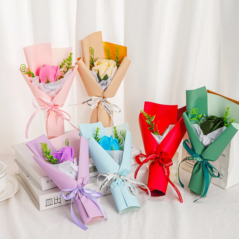 Soap Rose Bouquet Artificial Flowers With Pack Bag Hand Holding Flower For Friends Wedding Home Decorations Party Guests Gifts
Soap Rose Bouquet Artificial Flowers With Pack Bag Hand Holding Flower For Friends Wedding Home Decorations Party Guests Gifts