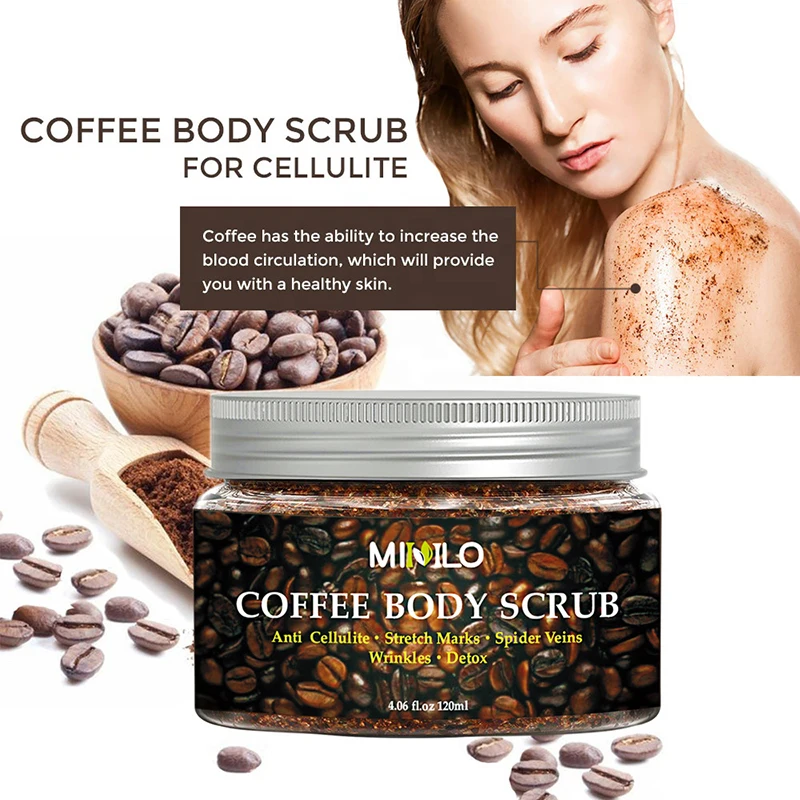 

Coffee Scrub Body Scrub Cream Facial Dead Sea Salt For Exfoliating Whitening Moisturizing Anti Cellulite Acne Scrubs