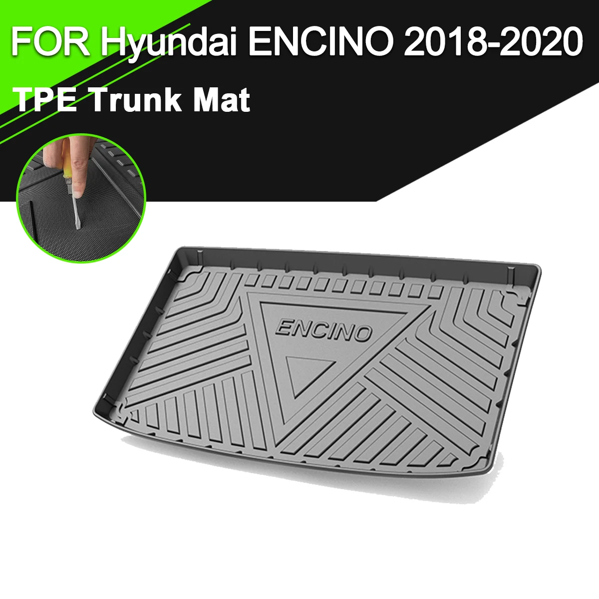 Коврик для багажника из ТПЭ для Hyundai ENCINO 2018-2020, автомобильный водонепроницаемый нескользящий резиновый подкладка для груза, аксессуары
Коврик для багажника из ТПЭ для Hyundai ENCINO 2018-2020, автомобильный водонепроницаемый нескользящий резиновый подкладка для груза, аксессуары