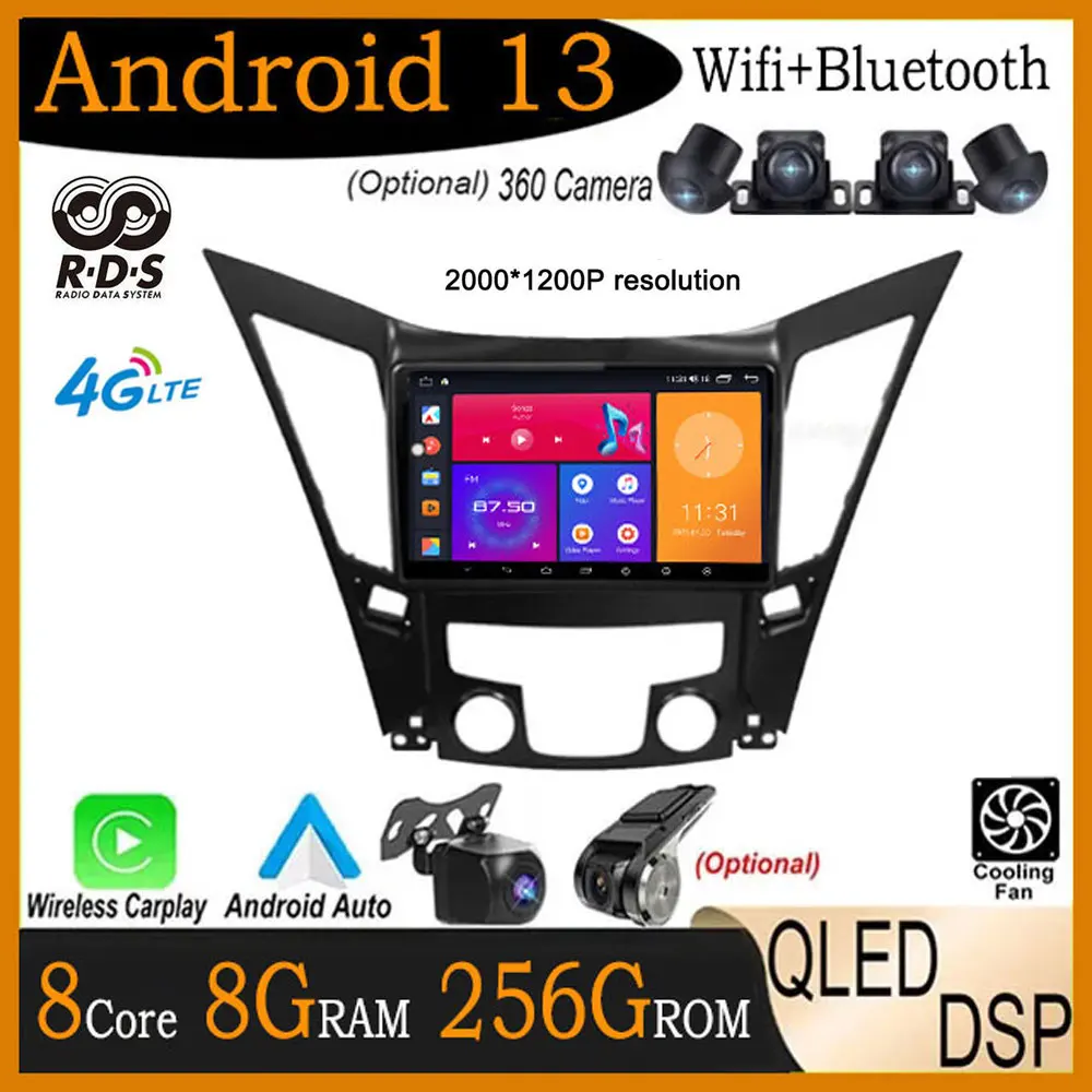 9" Android 13 Car Radio Multimedia Video Player GPS Navigation Carplay For Hyundai Sonata 6 YF 2009 - 2014 QLED / IPS Screen
9" Android 13 Car Radio Multimedia Video Player GPS Navigation Carplay For Hyundai Sonata 6 YF 2009 - 2014 QLED / IPS Screen