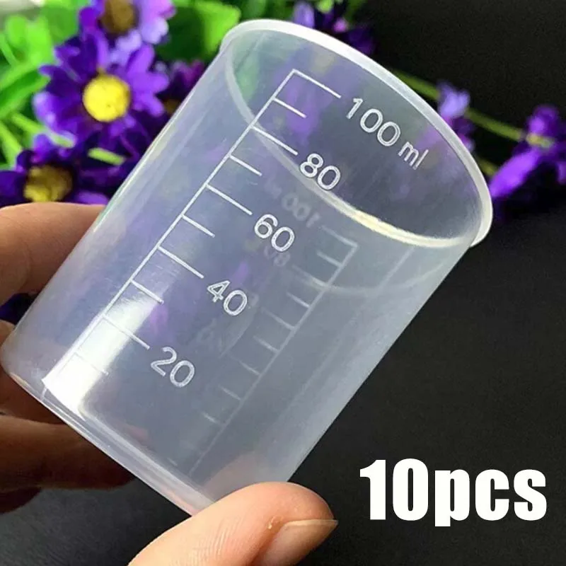 10PCS 100ml Kitchen Measuring Cups Transparent Graduated Measuring Cup Kitchen Accessories For Baking Beaker Liquid
10PCS 100ml Kitchen Measuring Cups Transparent Graduated Measuring Cup Kitchen Accessories For Baking Beaker Liquid