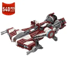 Moc Space Wars Movie Jedied Defender-classed Cruiser Spaceship Building Blocks Frigate Military Airship Model Toy for Child Gift
Moc Space Wars Movie Jedied Defender-classed Cruiser Spaceship Building Blocks Frigate Military Airship Model Toy for Child Gift