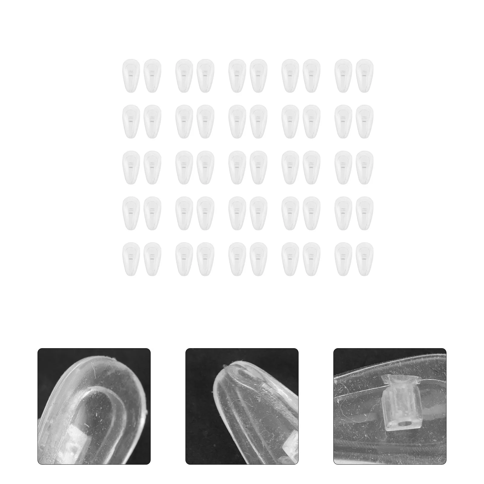25 Pairs Non-Slip Nose Pads Glasses Bag Anti-slip Eyeglasses Cushions Skin-friendly Supplies
25 Pairs Non-Slip Nose Pads Glasses Bag Anti-slip Eyeglasses Cushions Skin-friendly Supplies