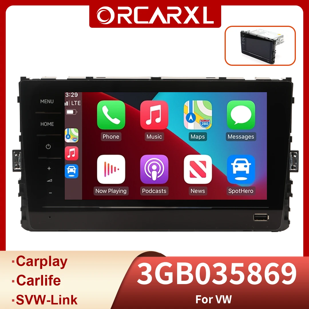 3GB035869 RCD520 Noname автомобильное радио MIB3 с Полноразмерным сенсорным экраном 8 дюймов головное устройство для VW MQB Passat B8 Tiguan MK2 Jetta вверх сиденье 
3GB035869 RCD520 Noname автомобильное радио MIB3 с Полноразмерным сенсорным экраном 8 дюймов головное устройство для VW MQB Passat B8 Tiguan MK2 Jetta вверх сиденье