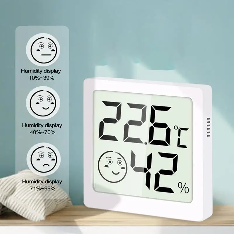 

LCD Electronic Digital Temperature Humidity Meter Indoor Outdoor Thermometer Hygrometer Weather Station Gauge Sensor Smart Home