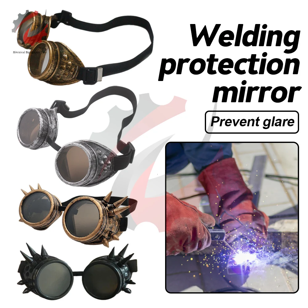 Fashion Welding Goggles Vintage Style Steampunk Sunglasses Welder Specific Glasses Soldering Protective Equipment
Fashion Welding Goggles Vintage Style Steampunk Sunglasses Welder Specific Glasses Soldering Protective Equipment