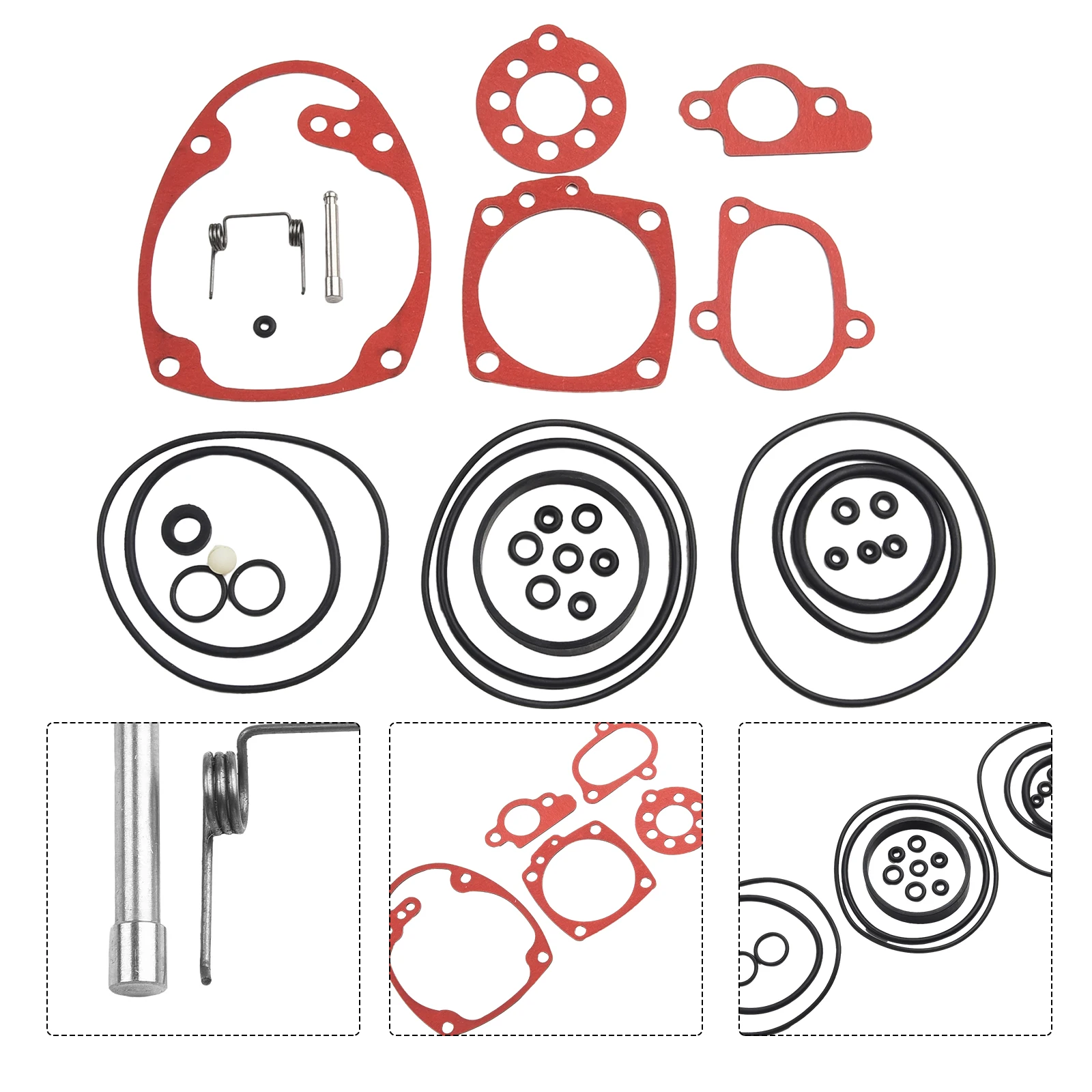 Kit O-Ring Kit Multi-Function Inflatable Pump Air Compressor Air Suction Pump Bidet Sprayer Shower Workshop Equipment
Kit O-Ring Kit Multi-Function Inflatable Pump Air Compressor Air Suction Pump Bidet Sprayer Shower Workshop Equipment