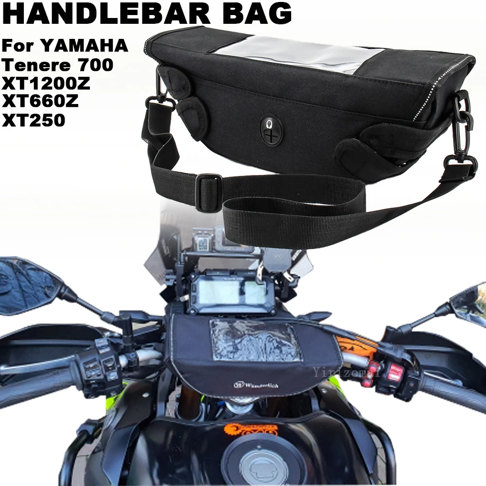 Motorcycle Handlebar bag Waterproof Bag Storage Travel Tool bag Fit For YAMAHA XT1200Z XT 1200 Z XT660Z Tenere 700 XT250 TW200
Motorcycle Handlebar bag Waterproof Bag Storage Travel Tool bag Fit For YAMAHA XT1200Z XT 1200 Z XT660Z Tenere 700 XT250 TW200