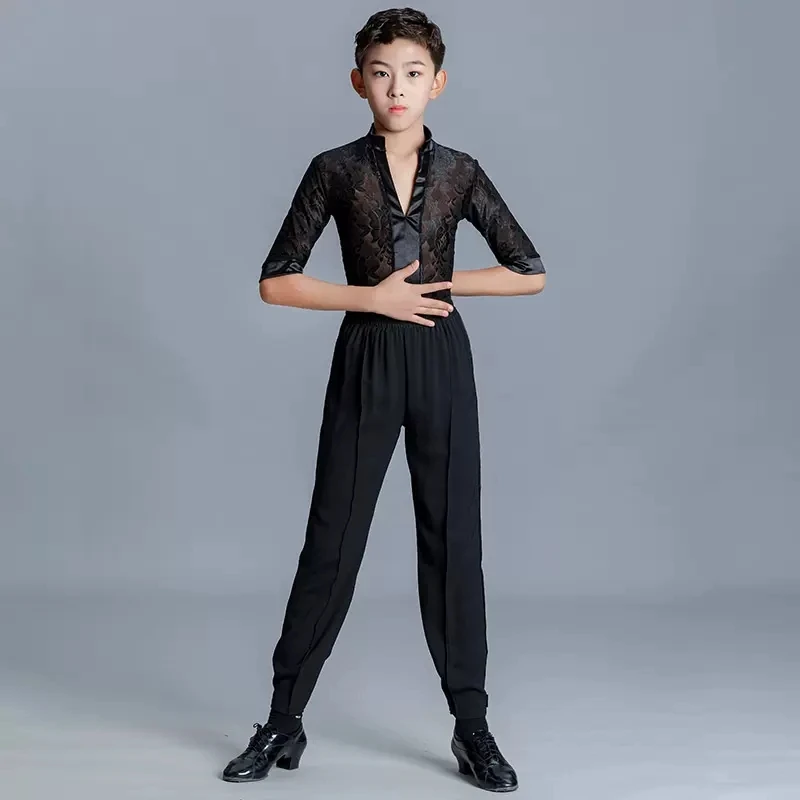 Children's Latin dance dress set Boys tango Latin training dress competition training long-sleeved dance set
Children's Latin dance dress set Boys tango Latin training dress competition training long-sleeved dance set