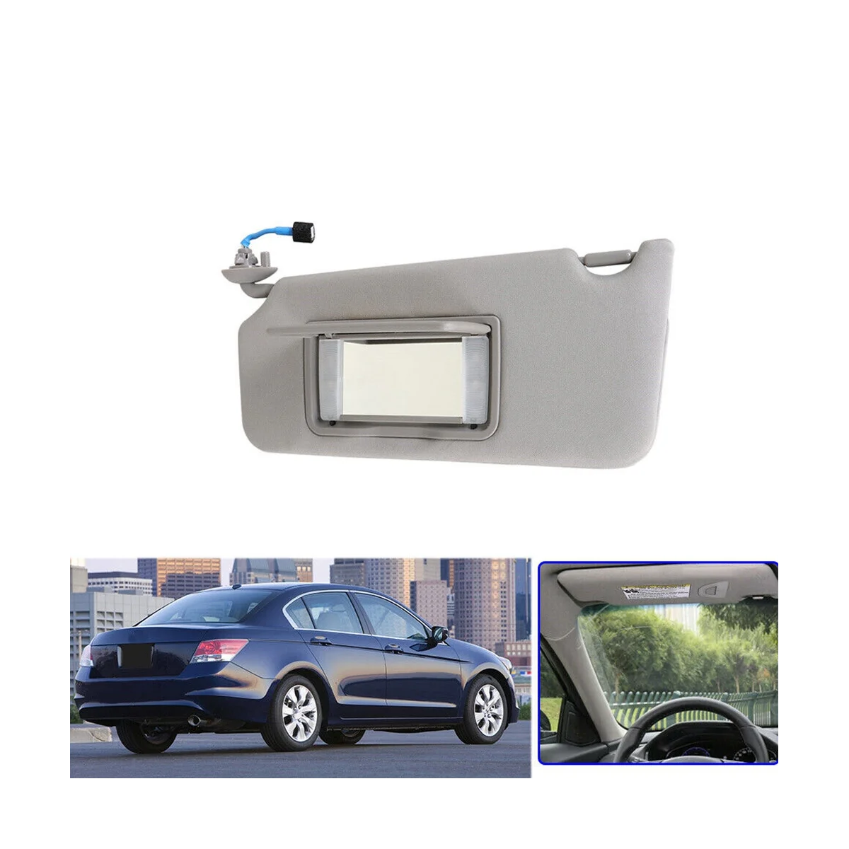 83280-TA5-A51ZA Car Left Driver Side Sun Visor with Mirror for Honda Accord 2008-2012 83280TA5A51ZA
83280-TA5-A51ZA Car Left Driver Side Sun Visor with Mirror for Honda Accord 2008-2012 83280TA5A51ZA