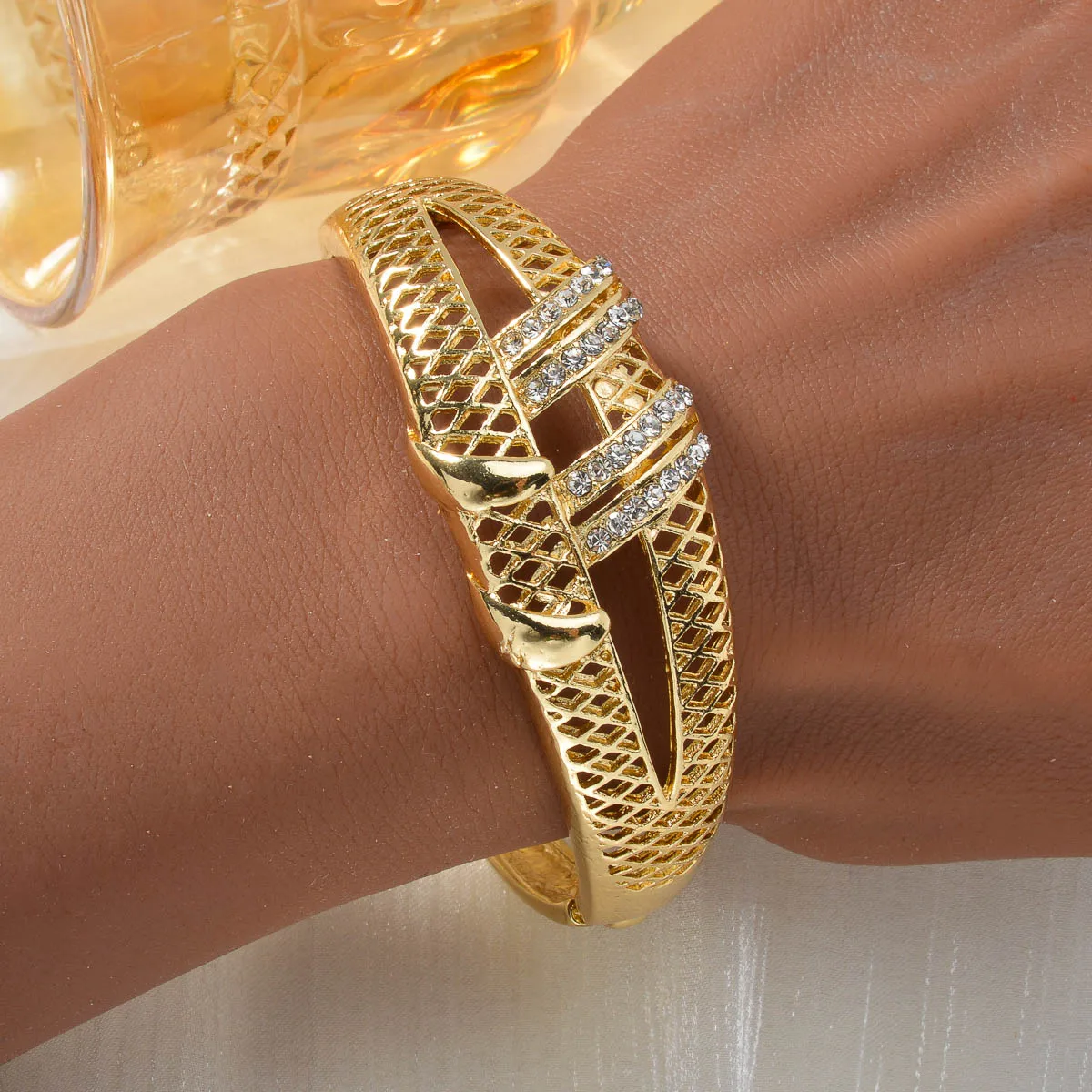 Diana baby Elegant Necklace Chic Ring Metal Earrings Fashion Bangle Gold Color Jewelry Sets for Wedding 7 Mallzona Sf11b42a80de54a41bcdbef88c685f748S Diana baby Elegant Necklace Chic Ring Metal Earrings Fashion Bangle Gold Color Jewelry Sets for Wedding Mallzona