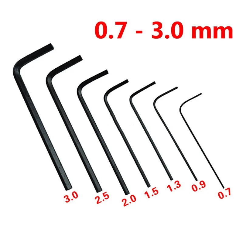 7PCS Multifunction Allen Wrench 0.7/0.9/1.3/1.5/2/2.5/3mm Hexagon Allen Key Wrench Tools Set Home Bicycle Repair Tools
7PCS Multifunction Allen Wrench 0.7/0.9/1.3/1.5/2/2.5/3mm Hexagon Allen Key Wrench Tools Set Home Bicycle Repair Tools