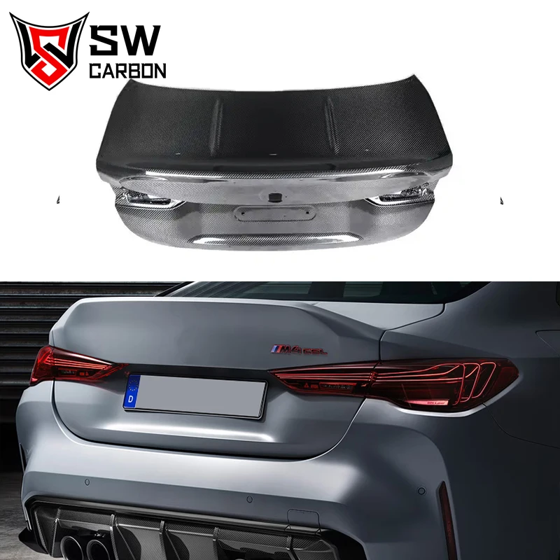 High Quality Carbon Fiber CSL Style Trunk Cover For BMW M3 G80 M4 G82 G83 Retrofit Rear Trunk Cover Trim 2021+
High Quality Carbon Fiber CSL Style Trunk Cover For BMW M3 G80 M4 G82 G83 Retrofit Rear Trunk Cover Trim 2021+