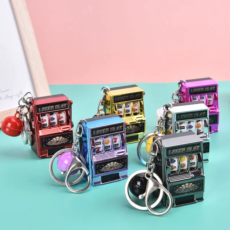 Lucky Jackpot Mini Fruit Slot Machine Fun Birthday Keychain Gift Kids Educational Toy Coin Operated Games Gambling Machine
Lucky Jackpot Mini Fruit Slot Machine Fun Birthday Keychain Gift Kids Educational Toy Coin Operated Games Gambling Machine