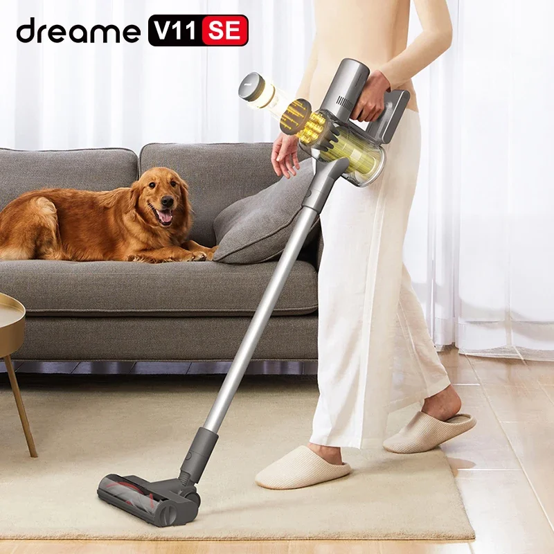 

Smart Dreame V11 SE Handheld Cordless Vacuum Cleaner 25000Pa Strong Suction Power Robot Turbo Jet Wireless Mijia Vibrator U20 Mi