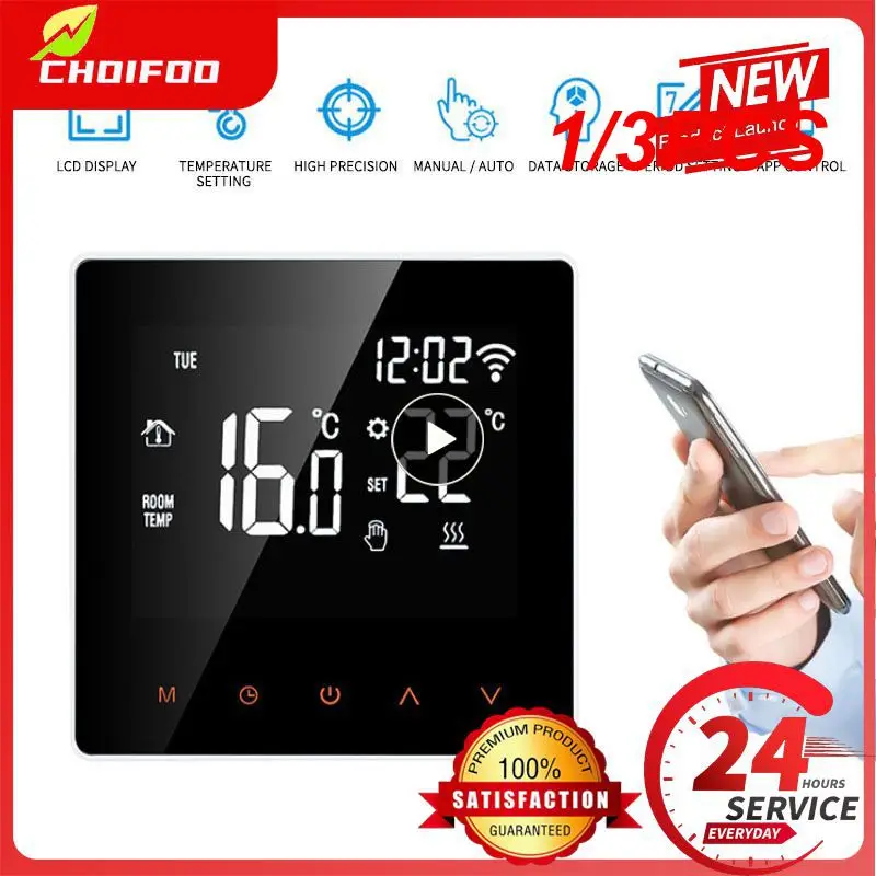 1/3PCS WiFi Smart Thermostat, Electric Floor Heating Water/Gas Boiler Temperature Remote Control for Home,
1/3PCS WiFi Smart Thermostat, Electric Floor Heating Water/Gas Boiler Temperature Remote Control for Home,