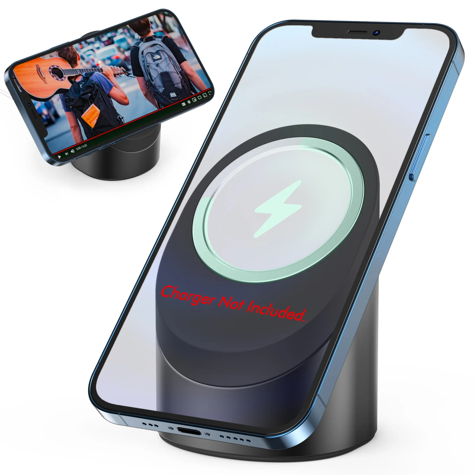Charging Base Stand Suitable for MagSafe Charging Dock Apple iPhone 12 Magnetic Wireless Charging Aluminum Alloy Storage Bracket
Charging Base Stand Suitable for MagSafe Charging Dock Apple iPhone 12 Magnetic Wireless Charging Aluminum Alloy Storage Bracket