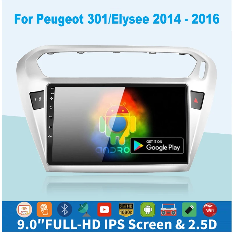 Car Stereo for Peugeot 301 CITROEN Elysee 2013-2018 Octa Core Android 10.0 Car DVD GPS Navigation Player Deckless Radio wifi 
Car Stereo for Peugeot 301 CITROEN Elysee 2013-2018 Octa Core Android 10.0 Car DVD GPS Navigation Player Deckless Radio wifi