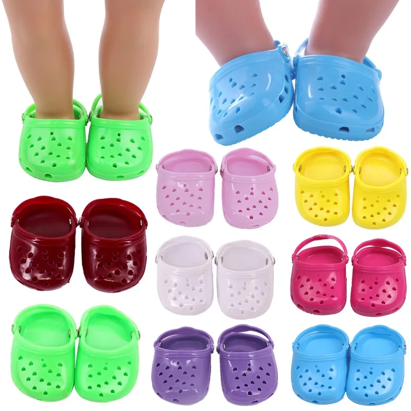 18 Inch Girl Dress Up Doll Accessories Hole Shoes 43cm Doll Dress Up Sandals Doll Accessories Toys
18 Inch Girl Dress Up Doll Accessories Hole Shoes 43cm Doll Dress Up Sandals Doll Accessories Toys