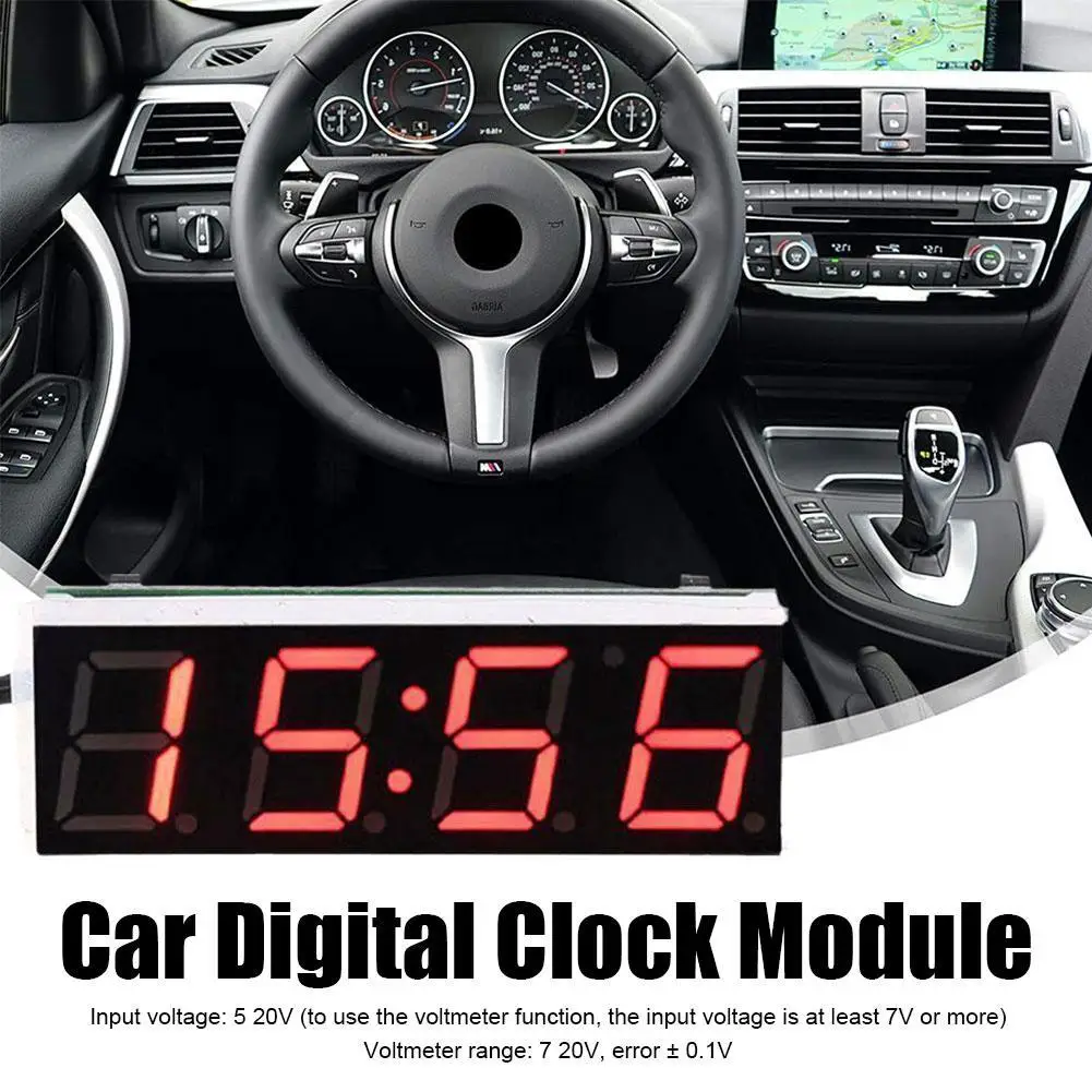 Hot Sale New Mini Car Digital Clock Thermometer Voltmeter 3 IN 1 LED Display Digital Timer Voltmeter Interior Electronic Accesso
Hot Sale New Mini Car Digital Clock Thermometer Voltmeter 3 IN 1 LED Display Digital Timer Voltmeter Interior Electronic Accesso