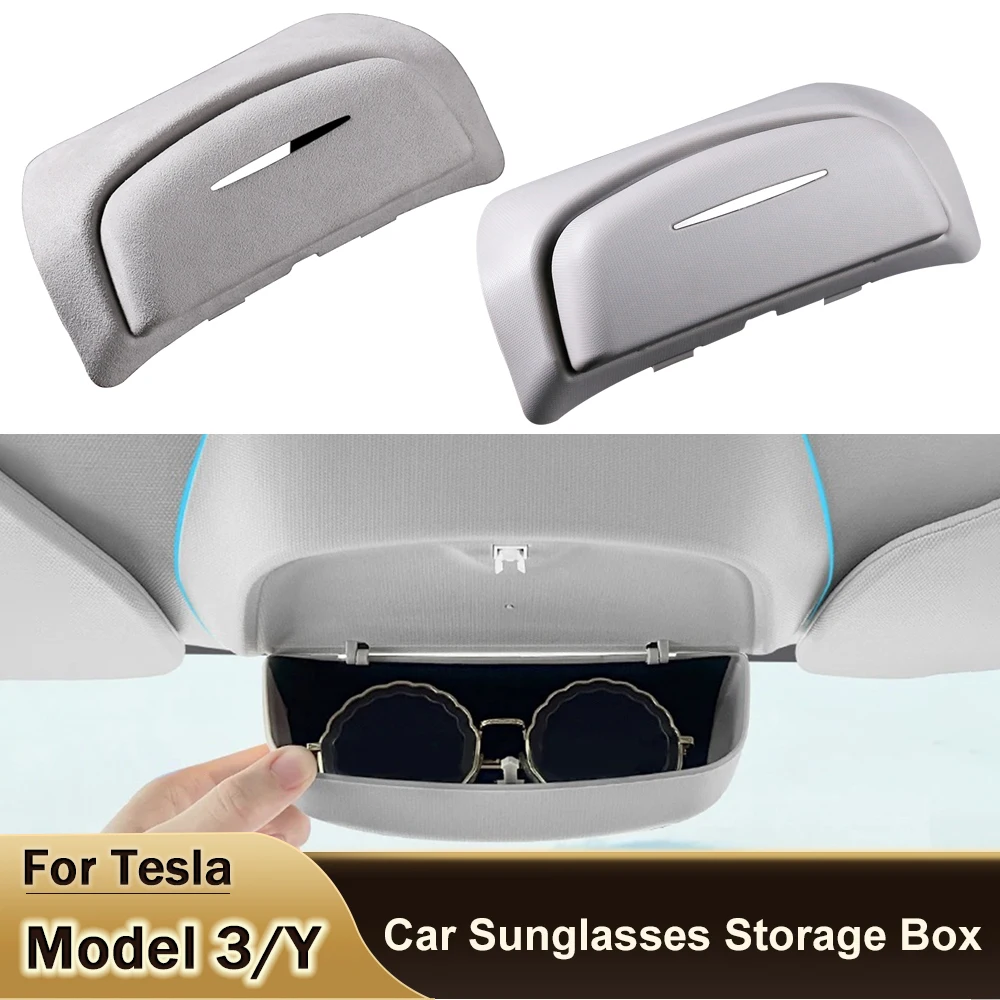 Car Sunglasses Case For Tesla Model 3 Y Holder Glasses Case Cage Storage Box Interior Trim Decoration Car Accessories para auto
Car Sunglasses Case For Tesla Model 3 Y Holder Glasses Case Cage Storage Box Interior Trim Decoration Car Accessories para auto