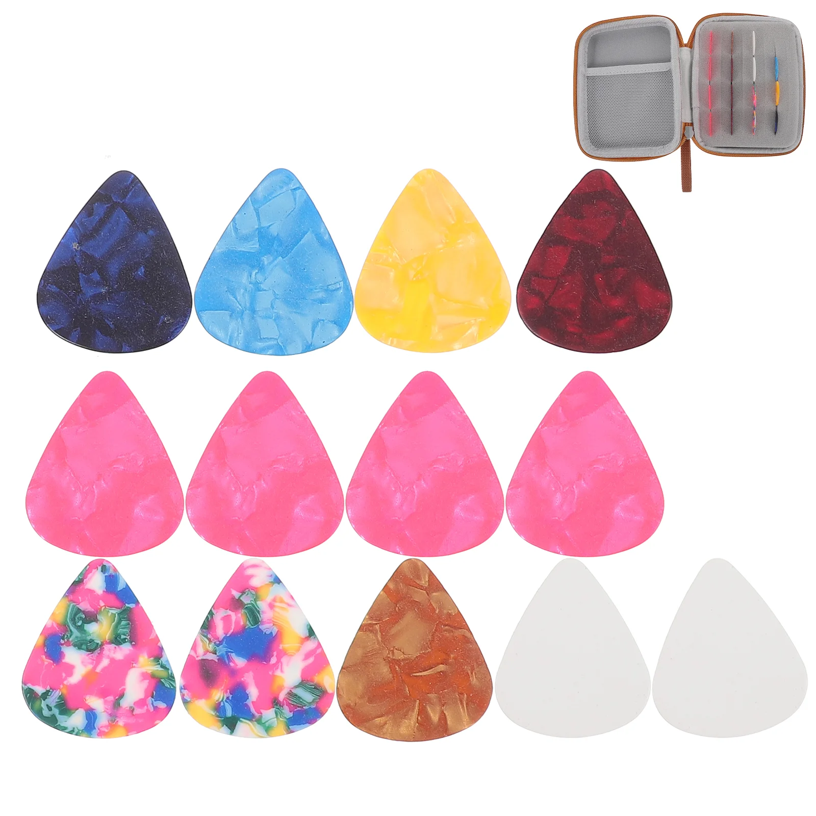 Guitar Pick Case Mesh Pocket Guitar Plectrums Bag Accessory Organizer with 15 Picks for Guitar Players
Guitar Pick Case Mesh Pocket Guitar Plectrums Bag Accessory Organizer with 15 Picks for Guitar Players