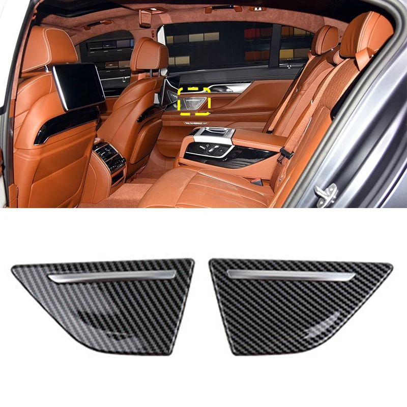 Carbon Fiber Car Ashtrays Cover Rear Door Ashtray Box Cover Panel Trim LHD Accessories For BMW 7 Series G11 G12 730 740 16-22
Carbon Fiber Car Ashtrays Cover Rear Door Ashtray Box Cover Panel Trim LHD Accessories For BMW 7 Series G11 G12 730 740 16-22