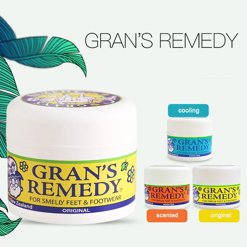 Grans Remedy 3pcs/lot (Original, Cooling & Scented) for Smelly Feet and Footwear perfume foot
Grans Remedy 3pcs/lot (Original, Cooling & Scented) for Smelly Feet and Footwear perfume foot