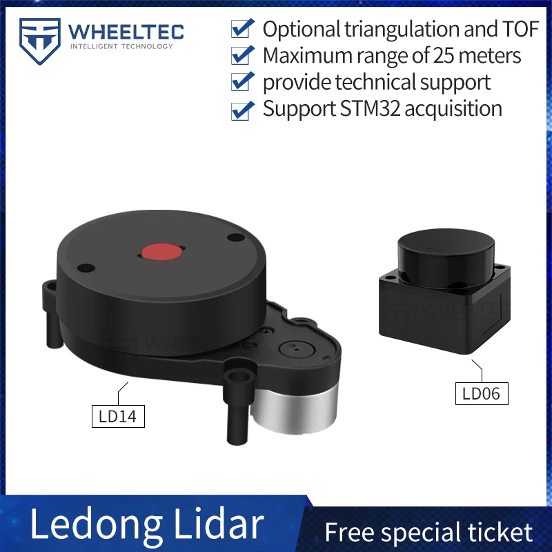 Ledong однолинейная LiDAR LiDAR-LD06 LD14 DTOF определение дальности в помещении и на улице SLAM map LD19
Ledong однолинейная LiDAR LiDAR-LD06 LD14 DTOF определение дальности в помещении и на улице SLAM map LD19