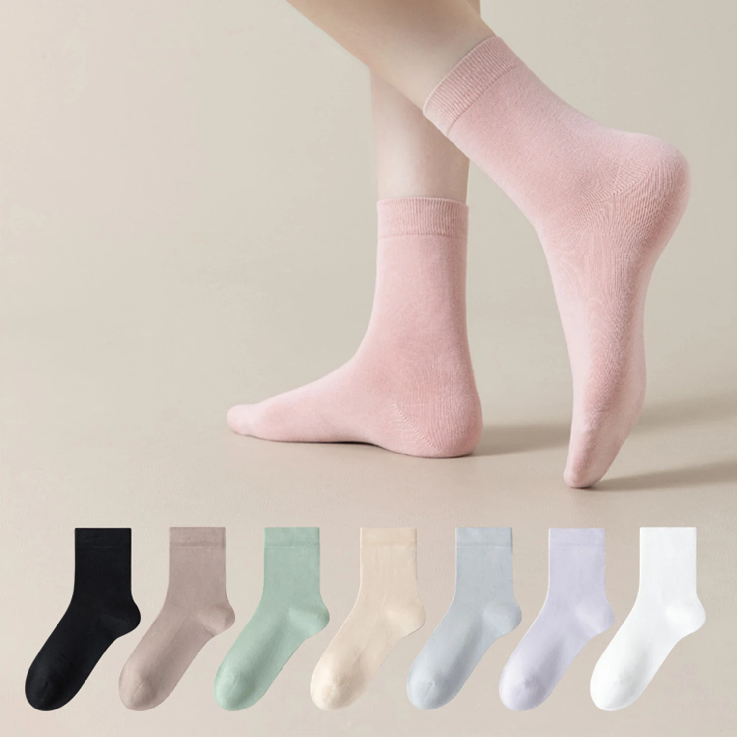 1Pair Women Cotton Elastic Socks Knitting Solid Color White Blue Student Girls Stockings Elegant Retro Long Socks Breathable
1Pair Women Cotton Elastic Socks Knitting Solid Color White Blue Student Girls Stockings Elegant Retro Long Socks Breathable